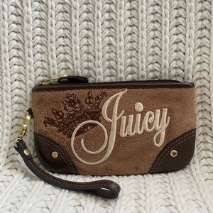 Vintage Y2K Juicy Couture Terry Cloth Wristlet
